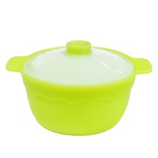 FlexLock 矽膠雞蛋副食品萬用鍋 800ml, 綠色, 1個
