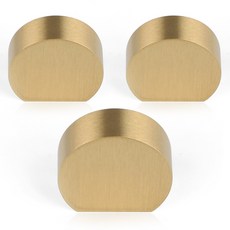 MONESPACE 家具把手 平面 黃銅 單孔, 3個