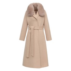 미니멈 여성용 폭스카라 핸드메이드 롱 코트(23FW 백화점 단독 정상)