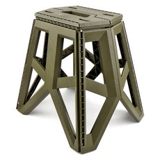 Breeze Moon 飲水桶折疊支架 L, 1層, 橄欖綠