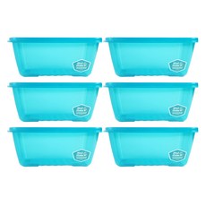 미라네주방 야채보관 반찬 신선 미라클통, 1세트, 2.2L(6P)