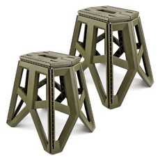 브리즈문 워터저그 폴딩 받침대 L, 올리브그린, 1단, 2개