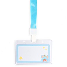 minhwashop 橫式名牌, 20個, 天藍色(I230060B)