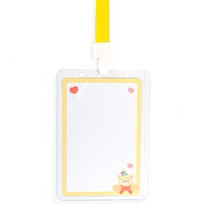 minhwashop 直式名牌, 20個, 黃色(I230060H)