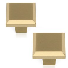 MONESPACE 實心黃銅單孔家具把手, 2個