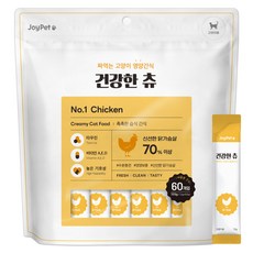 조이펫 고양이 건강한 츄 간식 60p, 닭가슴살, 720g, 1개 닭가슴살, 720g, 1개