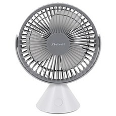 신일 BLDC 탁상용 C타입 충전 4000mAh 대용량 배터리 무선 선풍기, SIF-7N360KP, 백색 + 회색