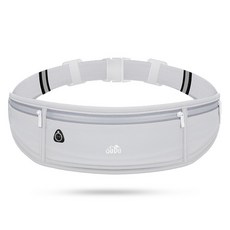 OUDU Fit-Gourmet Free Fit 防水跑步腰帶, 1個, 灰色