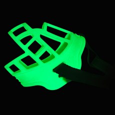 Lanboer 寵物夜光嘴套 2號, 1個, 綠色