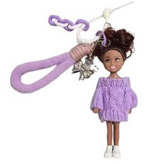 漂亮娃娃吊飾鑰匙圈 第2款, 1個, 2號設計