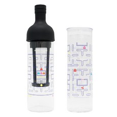 HARIO 好璃奧 PAC-MAN 小精靈冷萃咖啡組 FIC-70-PAC, 黑色, 白色, 1套