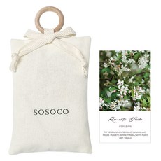 Sosoco 室內織物香氛包 浪漫花香, 1個, 30g