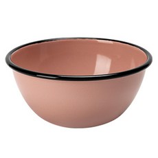 EJIRY Remo 琺瑯麥片碗 0.4L, 1個, 玫瑰粉