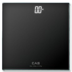 CAS 家用數位體重計, 1個, H18, 黑色