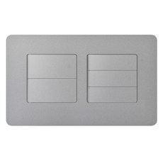 CHEIL ELECTRIC 正方形銀色單切5開關, 1個