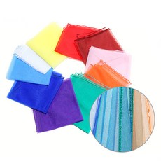 Kes.B 運動彩虹絲巾遊戲10件組 隨機出貨, 1套