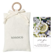 Sosoco 室內織物香氛包, 1個, 30g, 甜蜜綠意