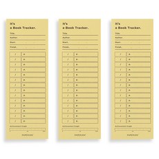 페이퍼리안 북트랙커 메모지, 옐로우, 3개, 12매