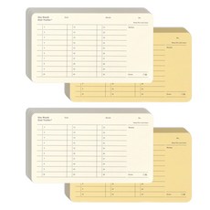 PAPERIAN 一個月目標追蹤器, A 黃色 + 象牙白, 1入, 2個