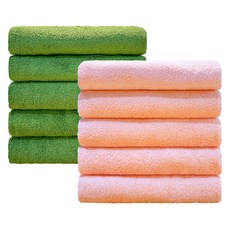 Olly La Tulip 系列 200g 棉竹纖維 2款 x 5入, 水蜜桃, 綠色香調, 1套