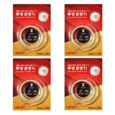 LIENO 寬版透明門窗密封條 35mm x 5m, 4個