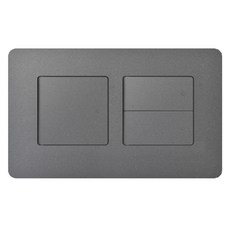 CHEIL ELECTRIC 正方形深灰色單切3開關 雙聯用, 1個