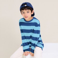 unifriend 兒童寬版條紋棉質T恤