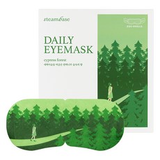 steambase 每日扁柏木香眼膜, 5枚入, 1個