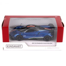 KiNSMAR 帕加尼 Huayra BC 印花汽車可動玩具 KT5400F, 藍色, 1個