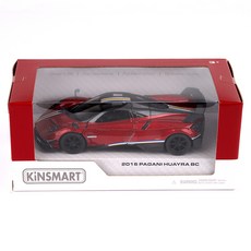 KiNSMART 2016 帕加尼 Huayra BC 印花汽車可動玩具 KT5400F, 紅色, 1個