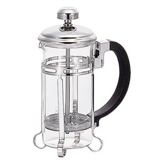 HARIO 好璃奧 茶壓壺 HARIO 歐蕾法式濾壓壺 300 THA-2SV, 銀色, 1個