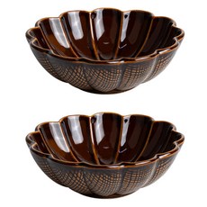 Sinogi花朵前麥片圓碗 2號, 駱駝, 2個