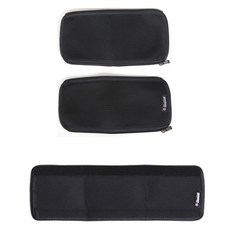 Manito Oyster 3 推車手把套 + 安全護欄套組, 1套, 黑色