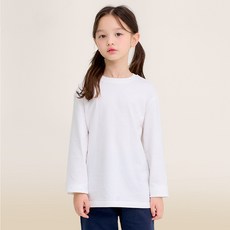 unifriend 兒童基本款長袖棉質T恤