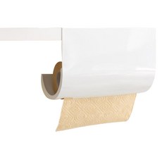 리빙해피 한손컷 루아르 원형 키친타올걸이, 화이트, 1개