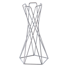 Second Best 鐵製人造花花瓶, 1個, 銀色