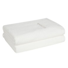 GUY LAROCHE 頂級 010 飯店浴巾 550g 30支棉紗, 白色, 2個