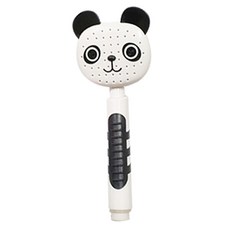 兒童造型蓮蓬頭, 1個, 黑色熊貓