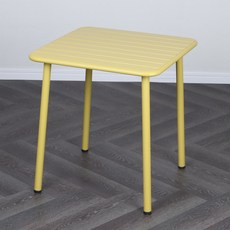 도리퍼니처 옴브르 2인 철제 테이블, 옐로우