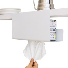 Loire方形衛生紙盒和廚房紙巾架, 1個, 白色