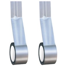 yoromkorom 防風膠帶 窗戶縫隙擋風 20m 銀色, 2個