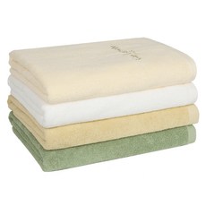 GUY LAROCHE 頂級 010 飯店浴巾 550g 30支棉紗, 1套, 淺黃色, 白色, 淺綠色, 卡其色