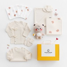 moms nature 嬰幼兒有機純棉彌月禮12件組