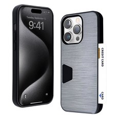 워너프 라인 메탈 카드 범퍼 휴대폰 케이스