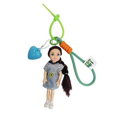 漂亮娃娃吊飾鑰匙圈, 1個, 6號設計