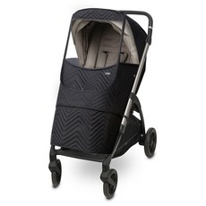 Manito Melange鋪棉通用嬰兒推車防寒罩, 1個, 人字紋黑色