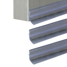 Yoromkorom浴室門縫隙防風遮光縫隙貼片 透明, 3個