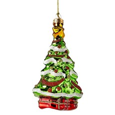 Modern House 閃亮樹裝飾品, 1個, 單一商品, 8.1 x 5.5 x 13.2 cm