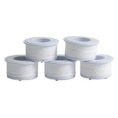 BaekJiSaengHwal 蛇頸型水龍頭過濾器替換濾芯, 5個