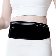 Elsso 跑步腰包 運動防水腰帶, 黑色